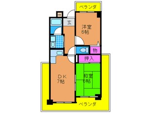 カワデンエミネンスハイツの物件間取画像